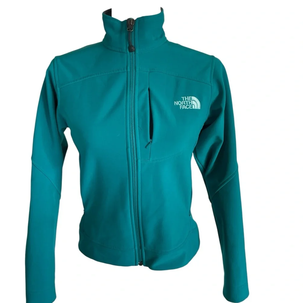 The North Face Women's Turquoise Full Zip Jacket - Picture 1 of 5